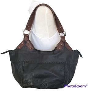 The Sak Leather Boho Shoulder Bag